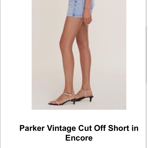 Agolde Parker vintage cut off short